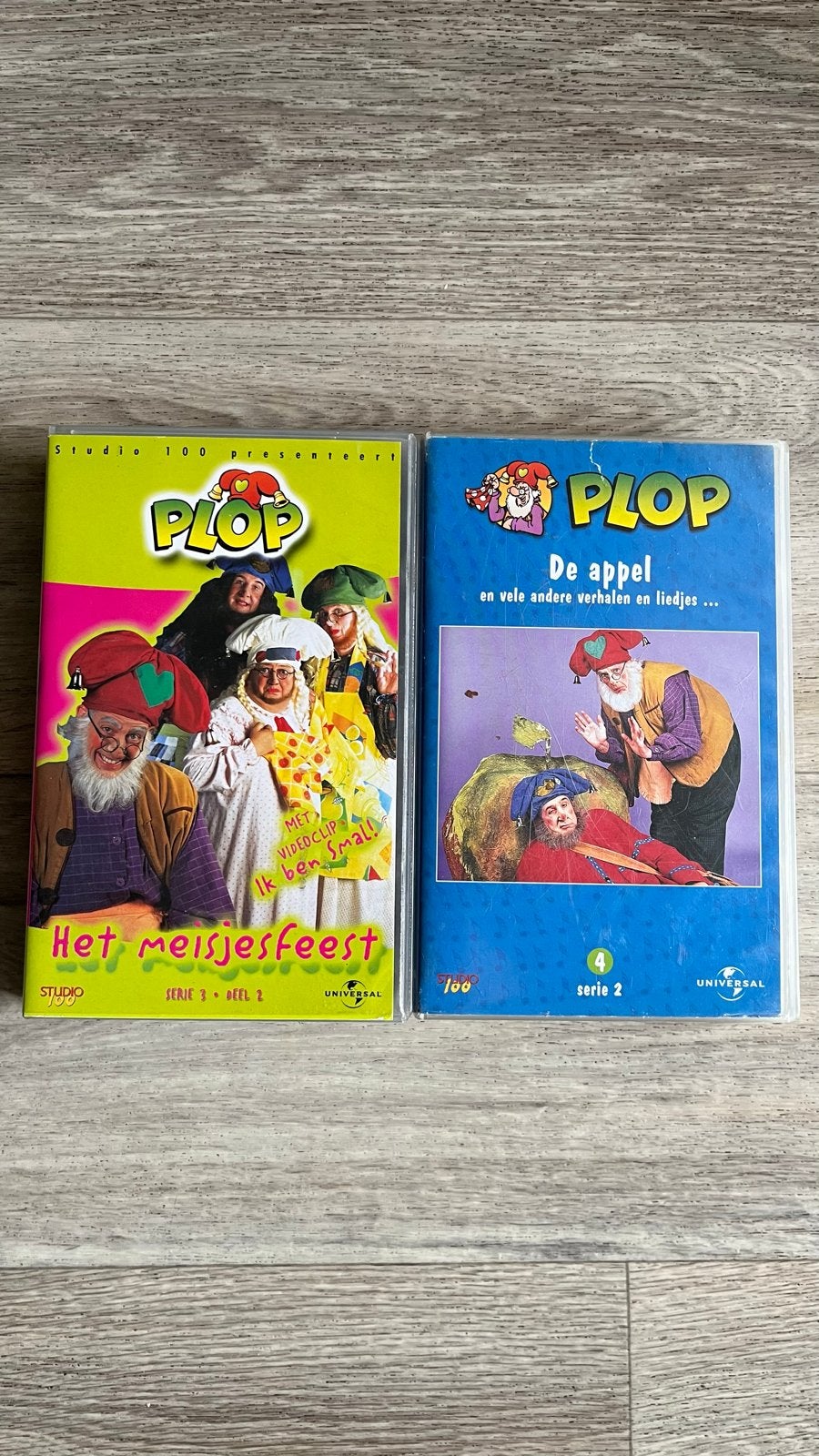Plop VHS: Het Meisjesfeest & De Appel (2 stuks), Cd's en Dvd's, VHS | Kinderen en Jeugd, Gebruikt, Alle leeftijden, Kinderprogramma's en -films