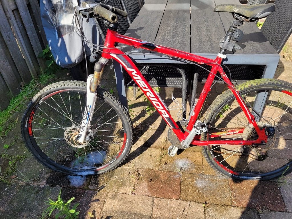 Merida Big.Seven 40 Mountainbike - Rood, Fietsen en Brommers, Fietsen | Mountainbikes en ATB, Ophalen, Gebruikt, Hardtail, Heren