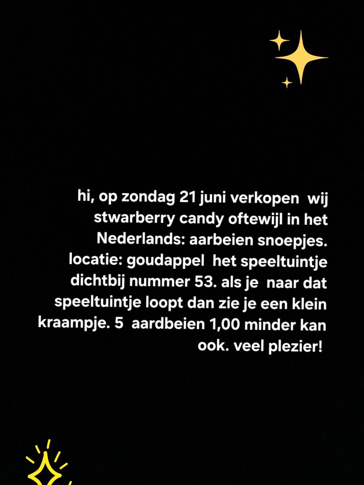 Aardbeiën snoep🍓🍬, Ophalen, Nieuw
