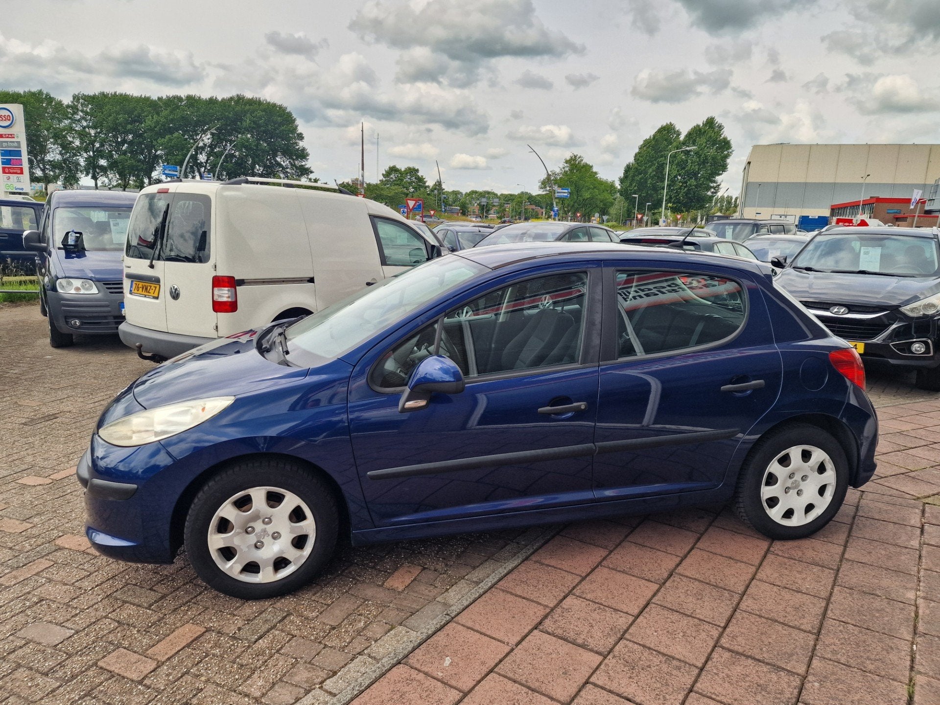 Peugeot 207 1.4 XR - Airco - Electr Ramen - NIEUWE APK -, Voorwielaandrijving, Zwart, 4 cilinders, Blauw