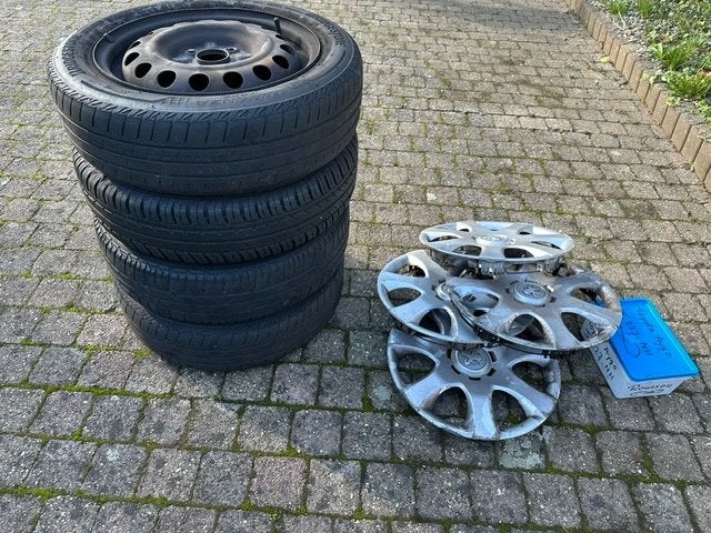 Stalen velgen  (Toyota Aygo / Peugeot 107 / Citroën C1), Auto-onderdelen, Banden en Velgen, Ophalen, 14 inch, Gebruikt, 155 mm