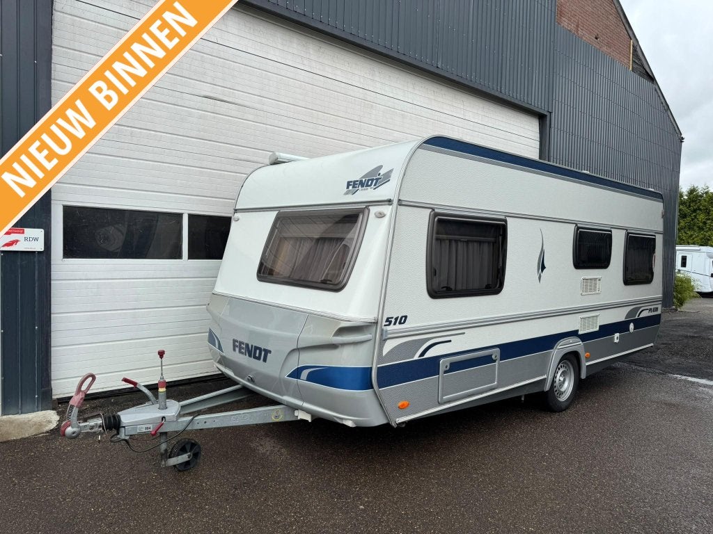 Fendt Platin 510 TFB + Mover + Voortent, Caravans en Kamperen, Rondzit, Schokbreker, Bedrijf, Overige typen