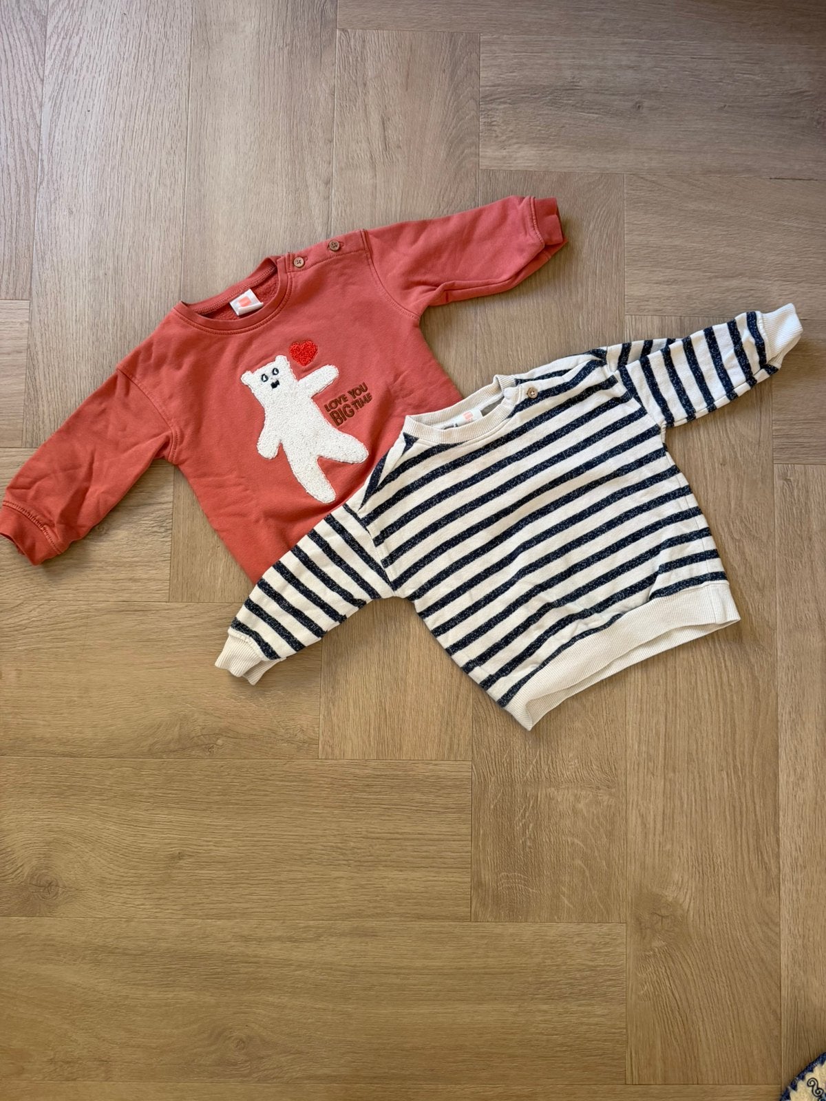 2 Hema truien maat 74, Kinderen en Baby's, Ophalen of Verzenden, Zo goed als nieuw, Jongetje, Truitje of Vestje