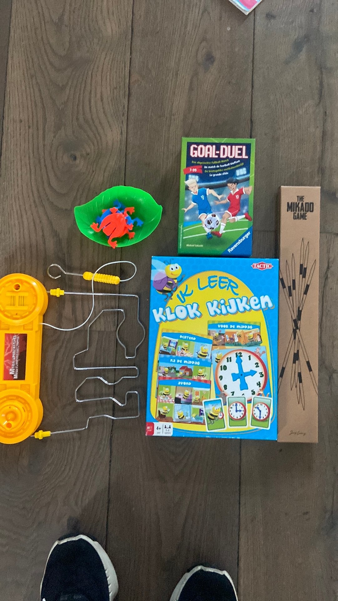 Leuke spelletjesbundel: Klokkijken, Mikado, Goal-Duel, etc., Ophalen, Gebruikt, Jongen of Meisje