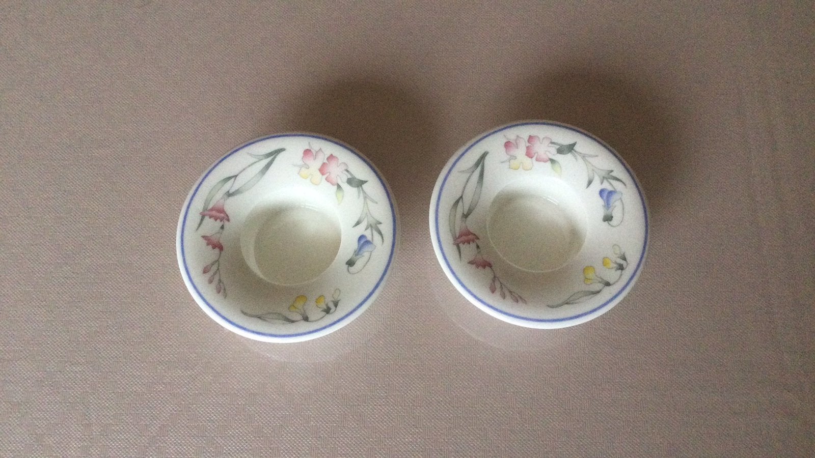 2 x villeroy en boch theelichthouders afm; 9,5 cm diameter, Verzenden, Zo goed als nieuw