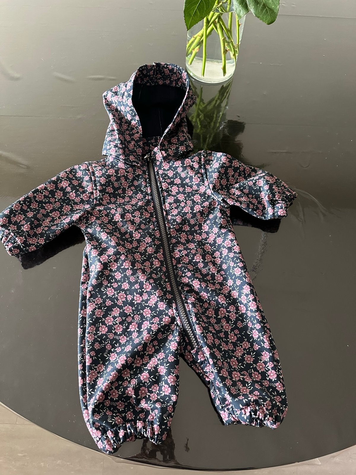 Name It baby skipakje met bloemenprint, maat 50/56, Kinderen en Baby's, Babykleding | Overige, Ophalen of Verzenden, Zo goed als nieuw