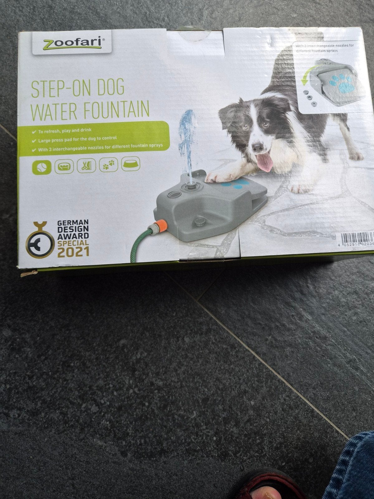 Honden water fontein, Ophalen, Nieuw