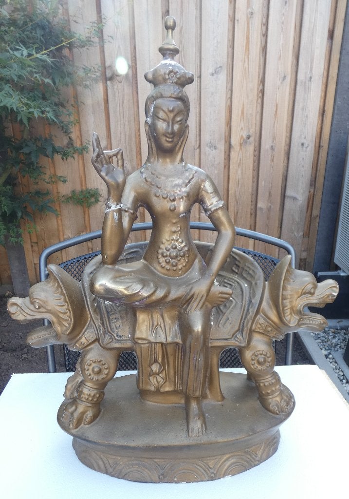 godheid of bodhisattva in een sierlijke houding [2140], Antiek en Kunst, Ophalen