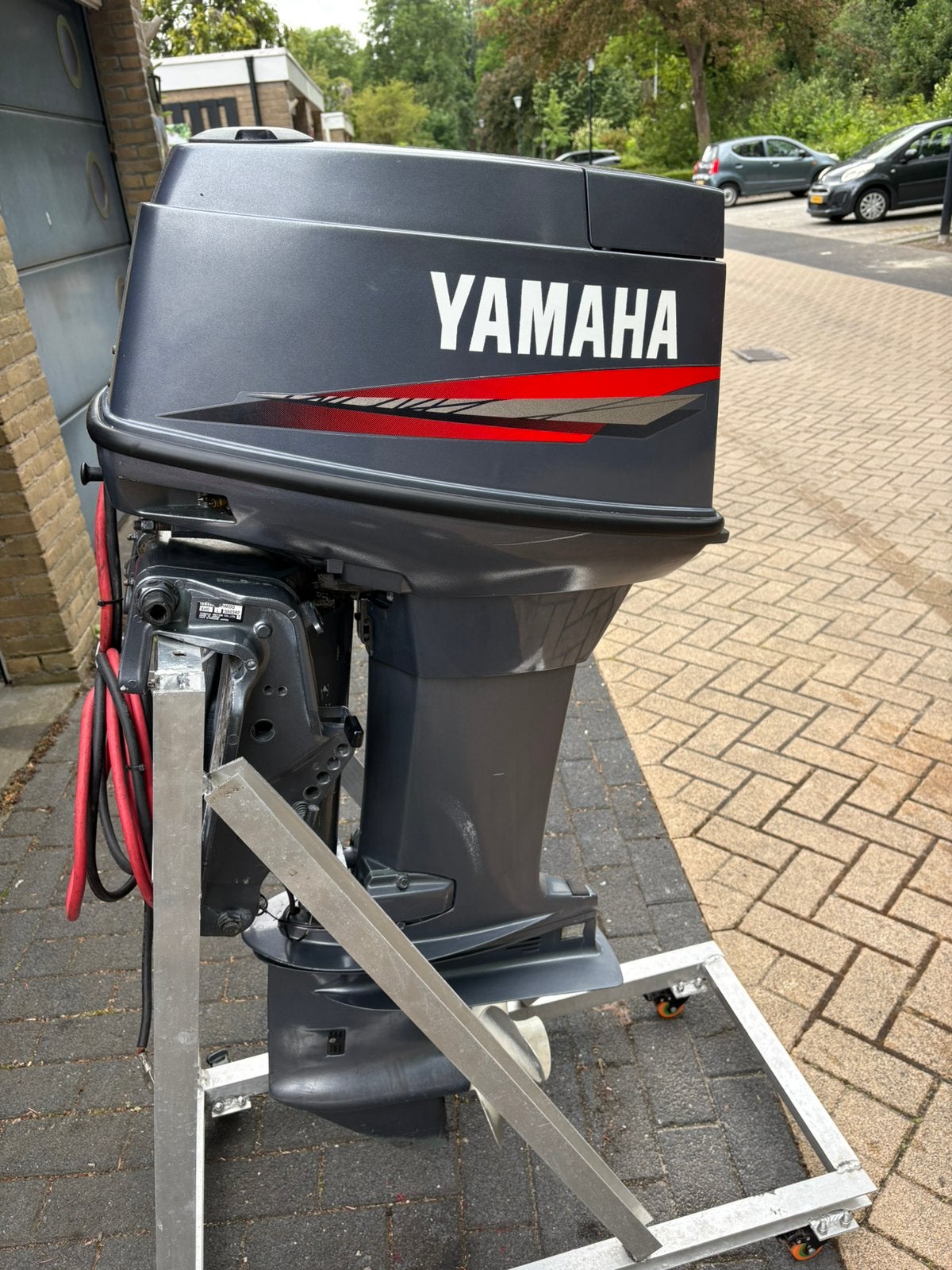 40 pk Yamaha 2takt autolube langstaart elektrische start, Ophalen, Gebruikt, 30 pk of meer, Elektrische start