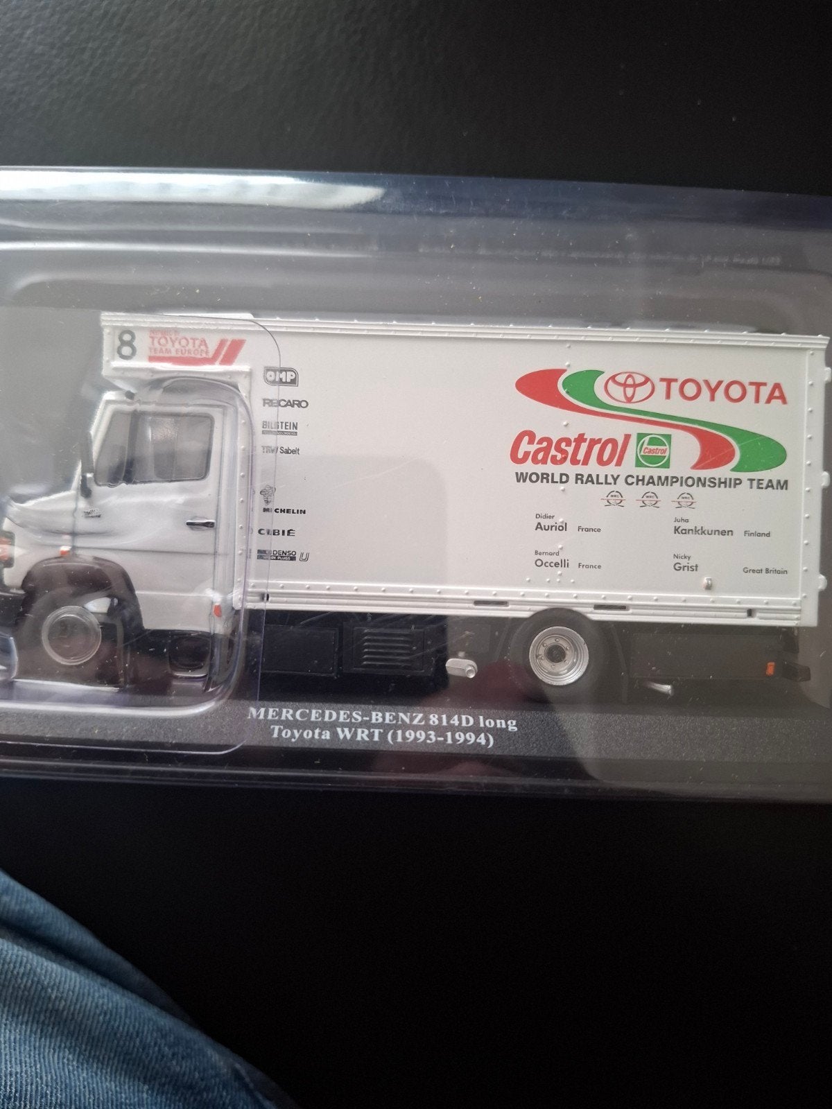 Mercedes-Benz 814D Toyota WRT (1993-1994) modelauto, Overige merken, 1:50 of kleiner, Ophalen of Verzenden, Zo goed als nieuw