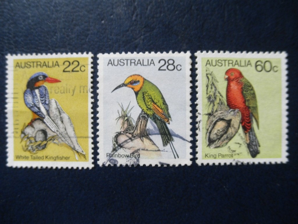 Postzegels Australië 1980 vogels - cw. 1,00 (2)., Ophalen of Verzenden, Gestempeld
