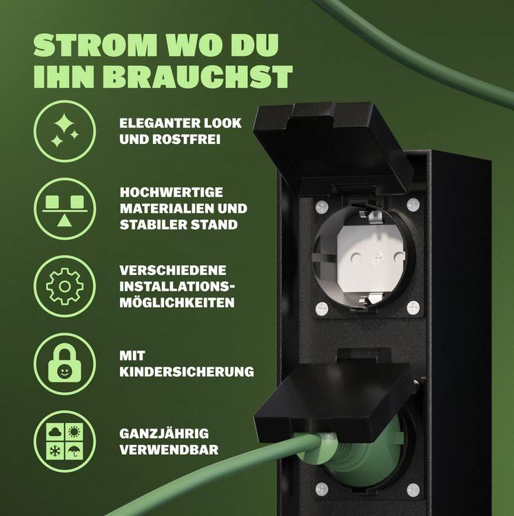 Buitenstopcontact stopcontact tuinstopcontact GRATIS BEZORGD, Verzenden, Nieuw, Nvt, Stopcontact