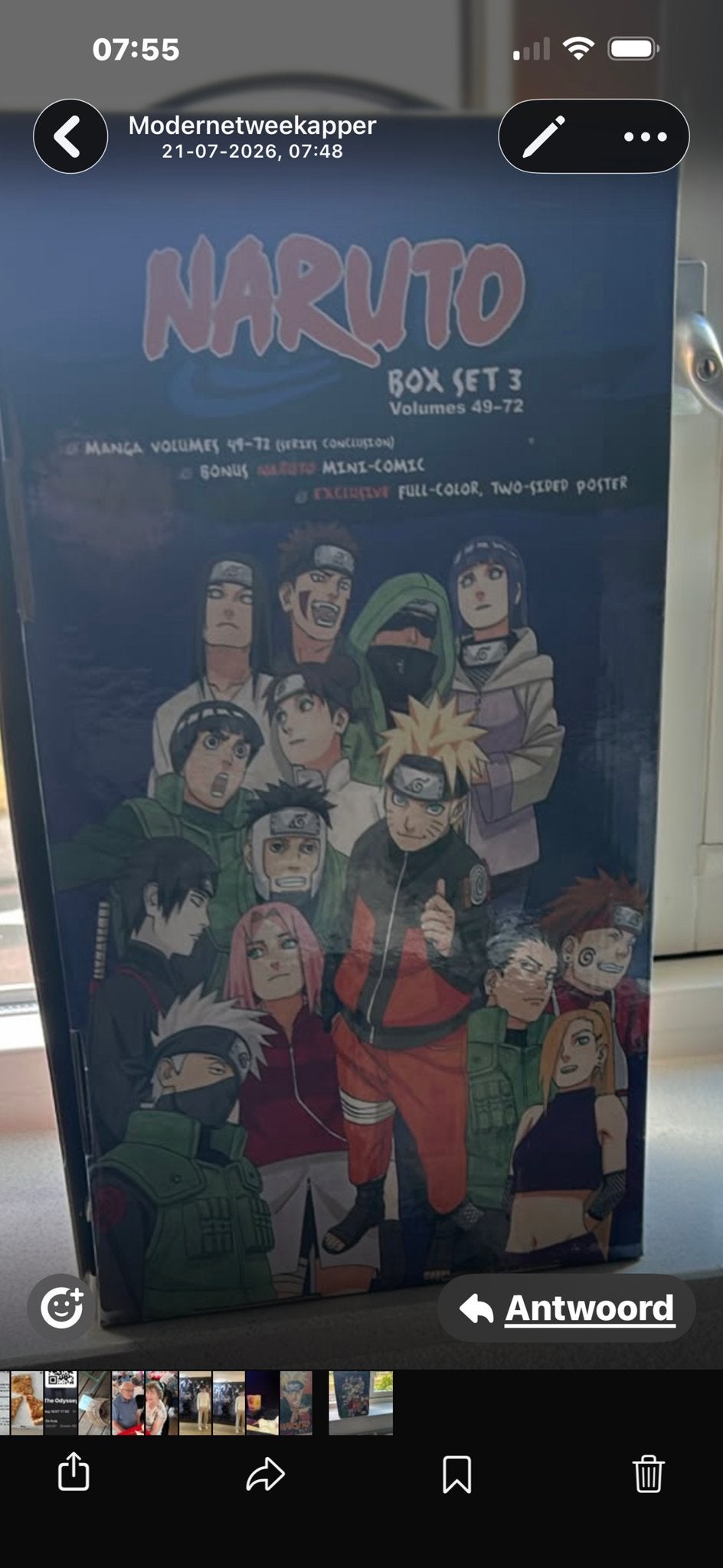 Naruto Box Set 3 - Volumes 49-72 (Engels), Complete serie of reeks, Ophalen of Verzenden, Zo goed als nieuw