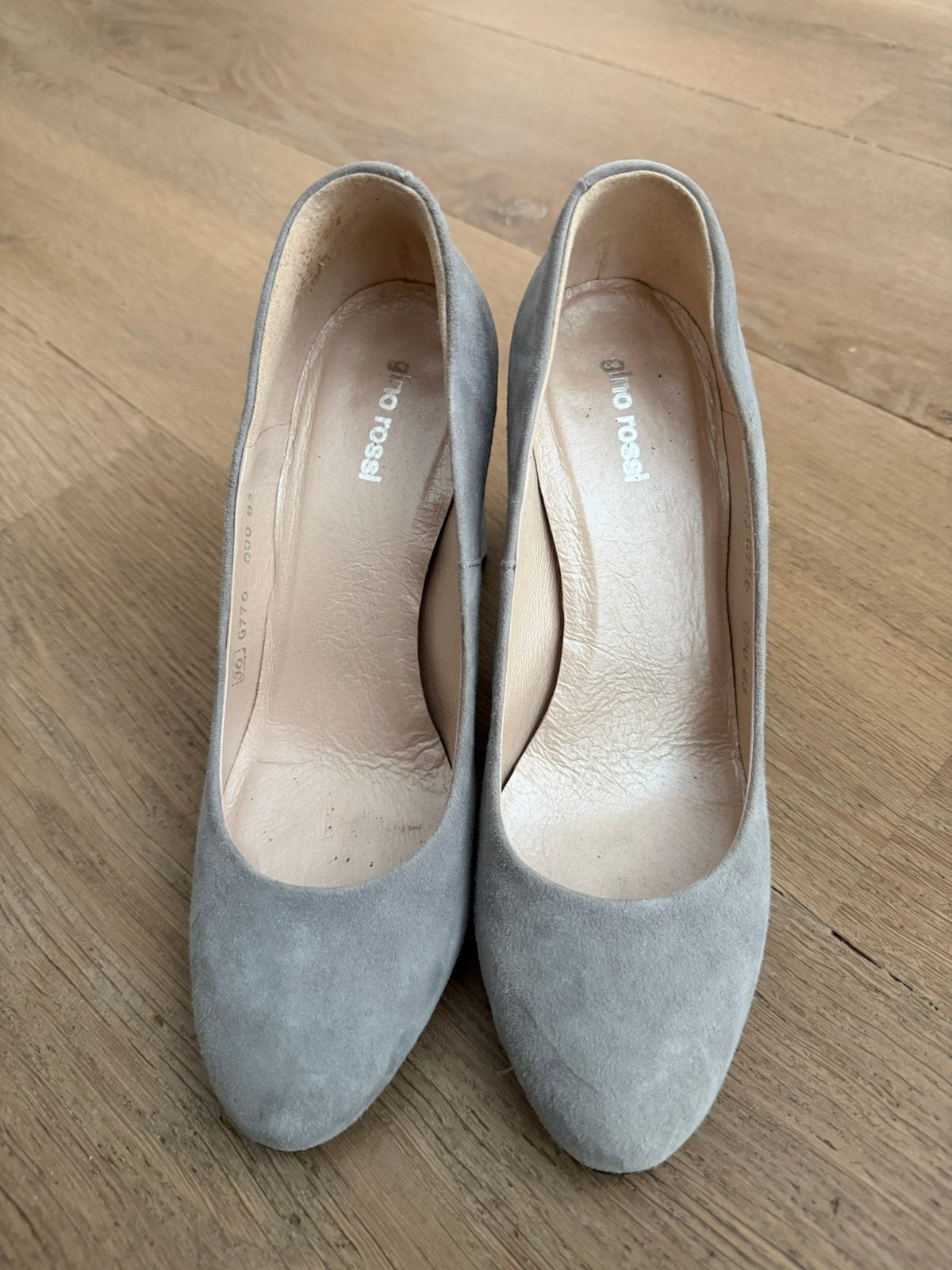 Gino Rossi schoenen 36 leer grijs, Ophalen of Verzenden, Gedragen, Grijs, Schoenen met hoge hakken