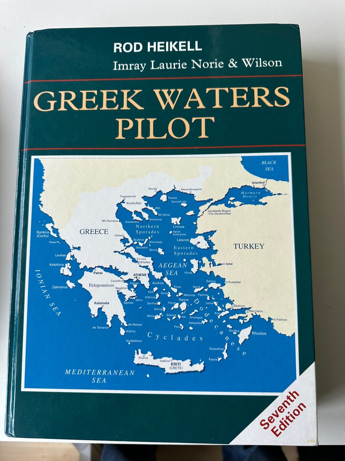 Greek waters pilot, Overige gebieden, Ophalen of Verzenden, 1800 tot 2000, Landkaart