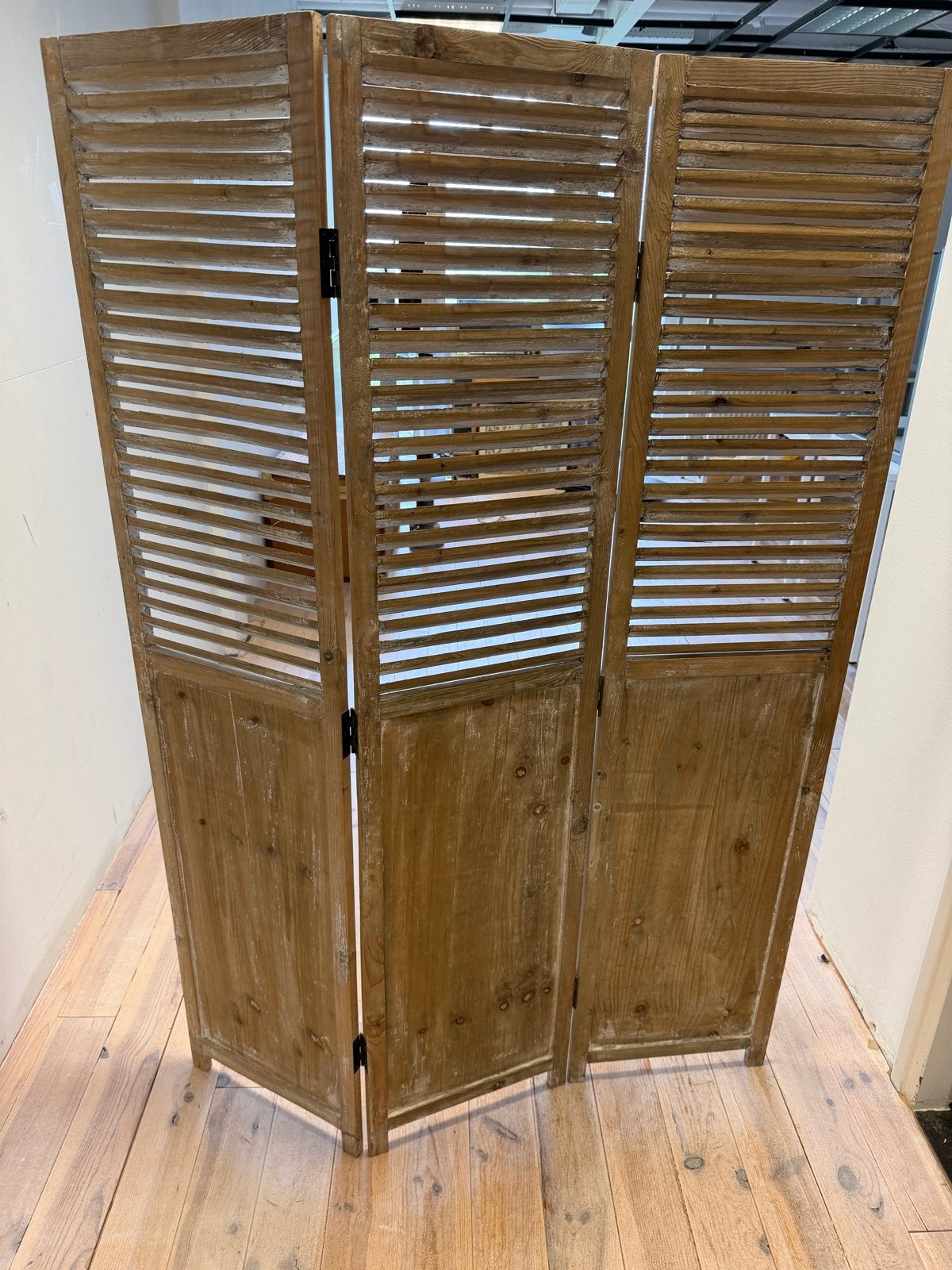 Vintage houten kamerscherm - Mooi en functioneel, Ophalen of Verzenden, Gebruikt