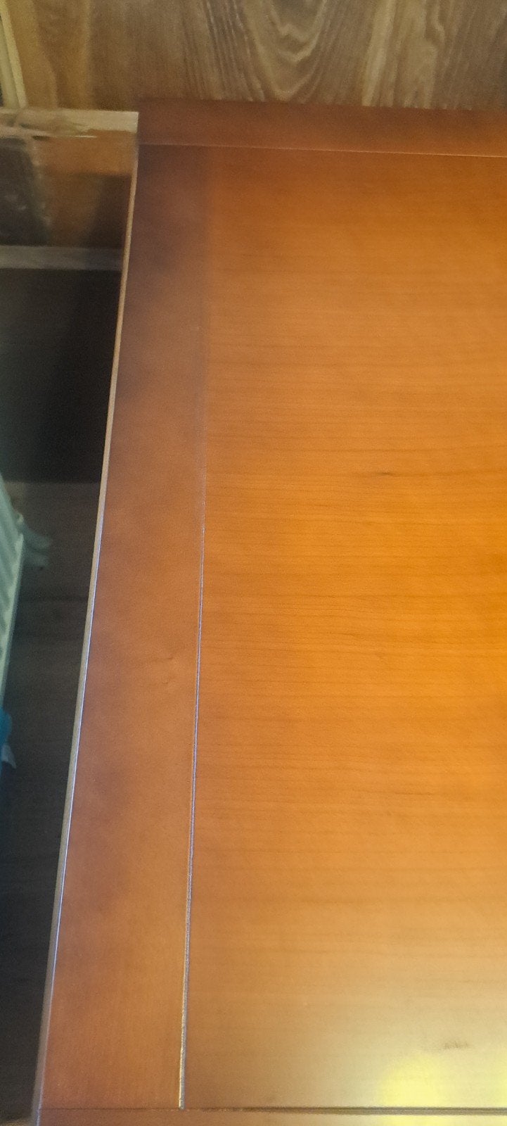 Kersenhouten tafel, Ophalen of Verzenden, Gebruikt, 70 tot 120 cm