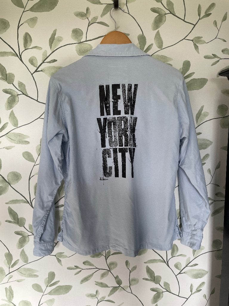 Penn & Ink licht blauw jasje colbert blazer XS 34 - 36, Kleding | Dames, Penn & Ink, Blauw, Ophalen of Verzenden, Zo goed als nieuw