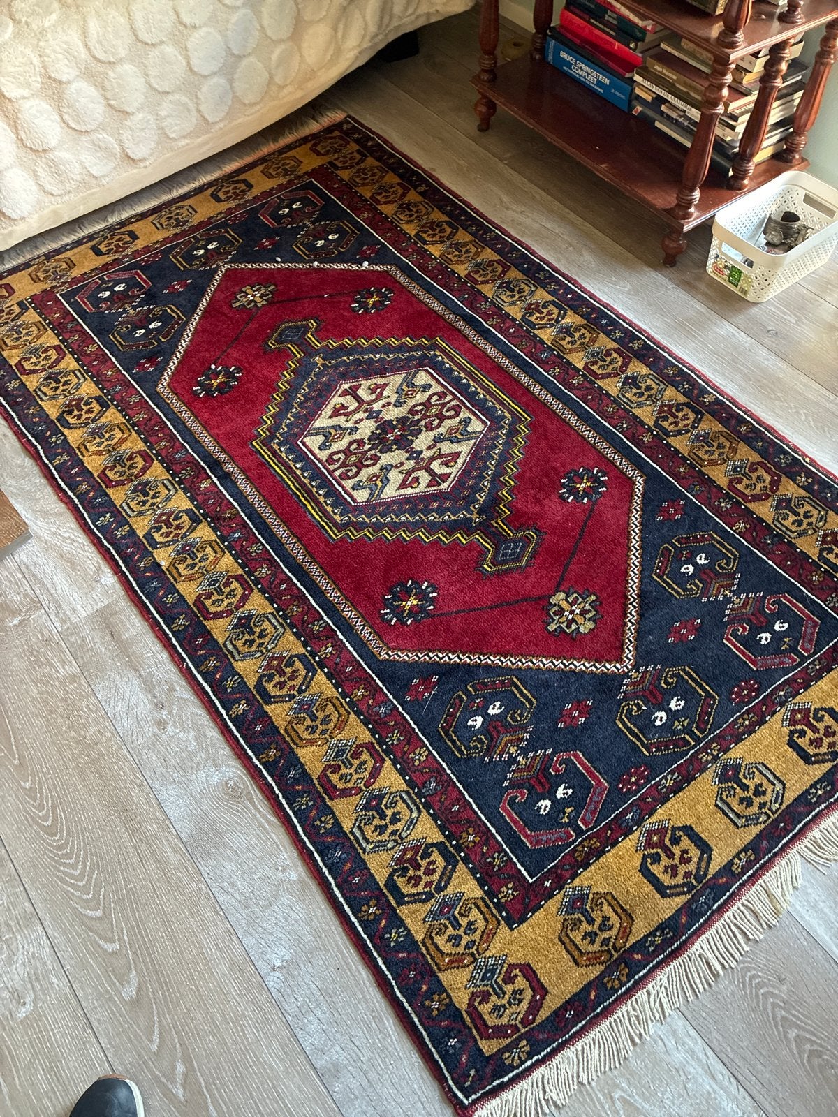 Prachtig handgeknoopt Yahyali tapijt - Wol - 139x106 cm, Ophalen, Gebruikt, 100 tot 150 cm, Rechthoekig