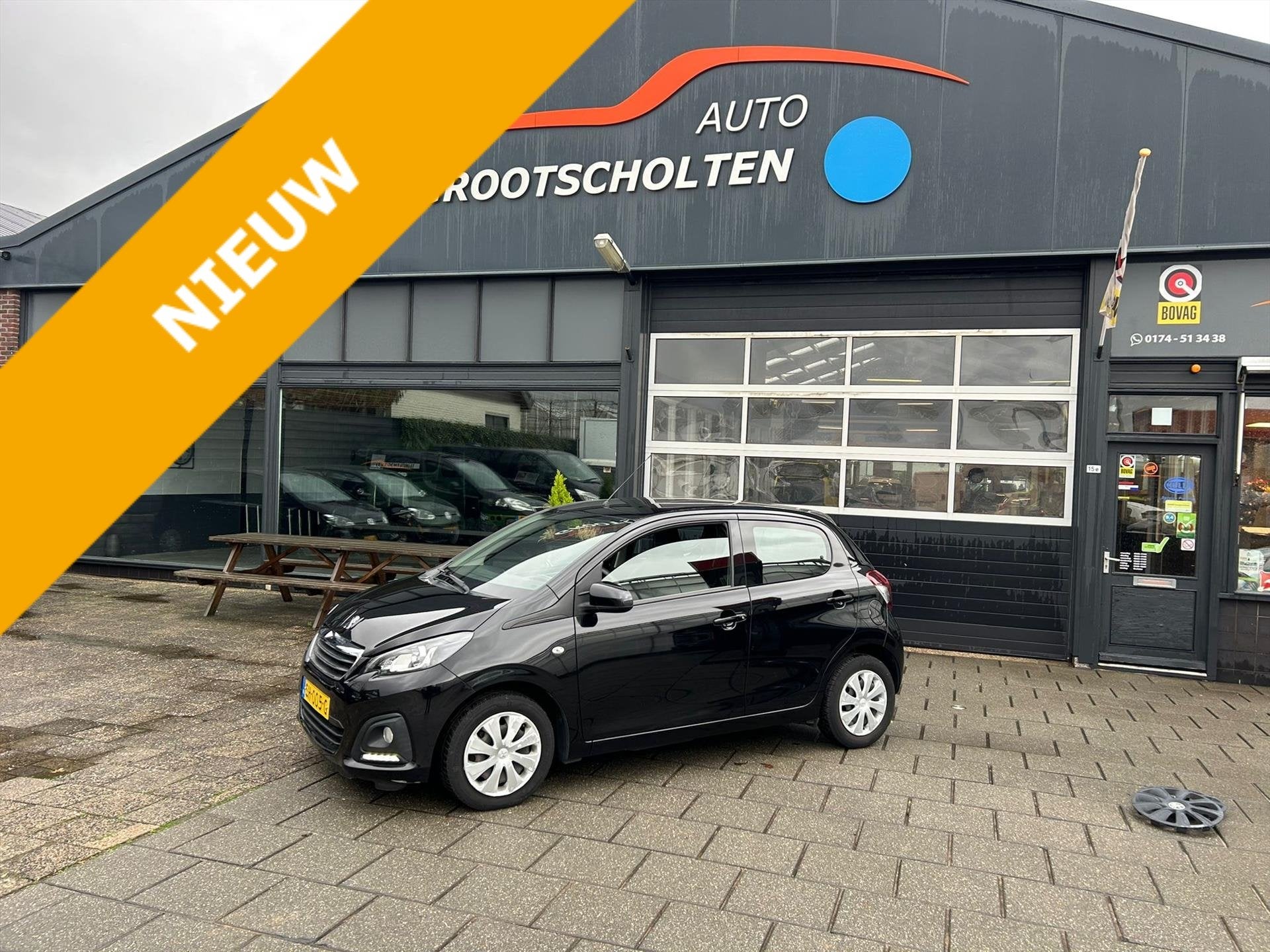 PEUGEOT 108 1.0 e-VTi 68pk 5D TOP! Active, Auto's, Peugeot, Bedrijf, Te koop, ABS, Achteruitrijcamera, Airbags, Bluetooth, Boordcomputer