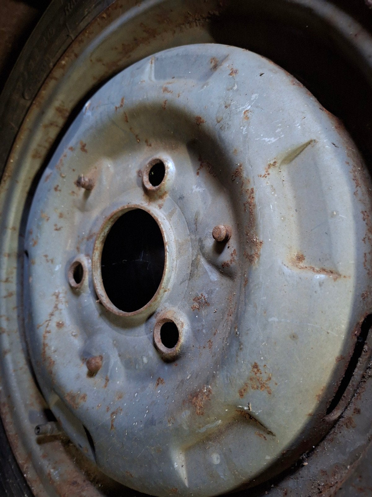 4 originele velgen voor DAF 66 / Volvo. 14 inch en 3 gats., Ophalen of Verzenden, Gebruikt