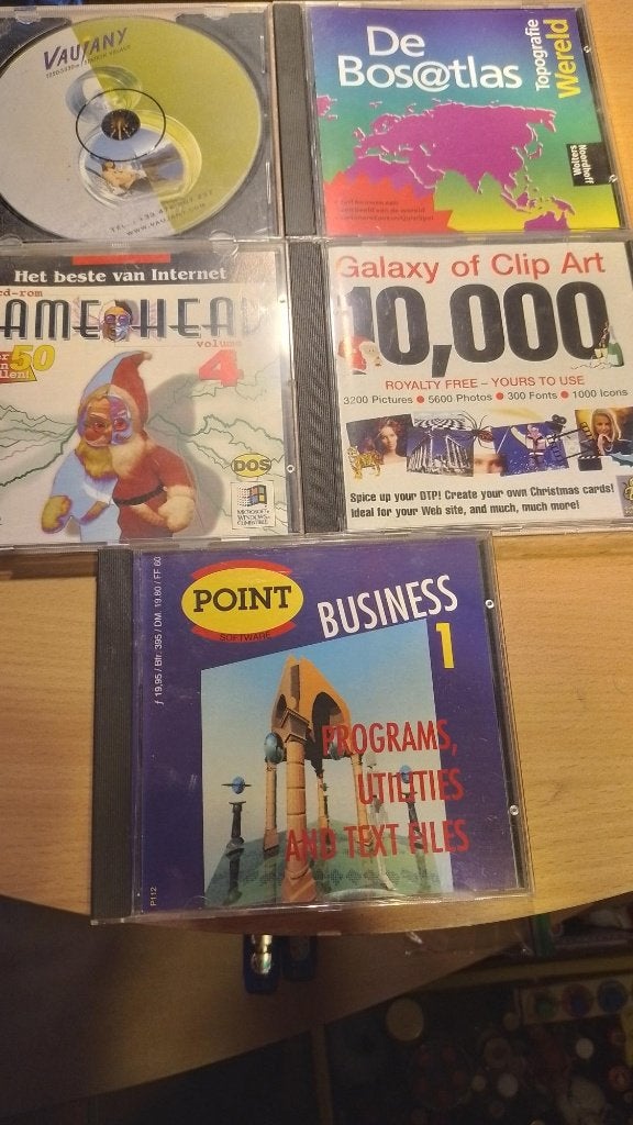 stel oude CD-Rom's, Computers en Software, Educatie- en Cursussoftware, Ophalen of Verzenden, Zo goed als nieuw, Windows