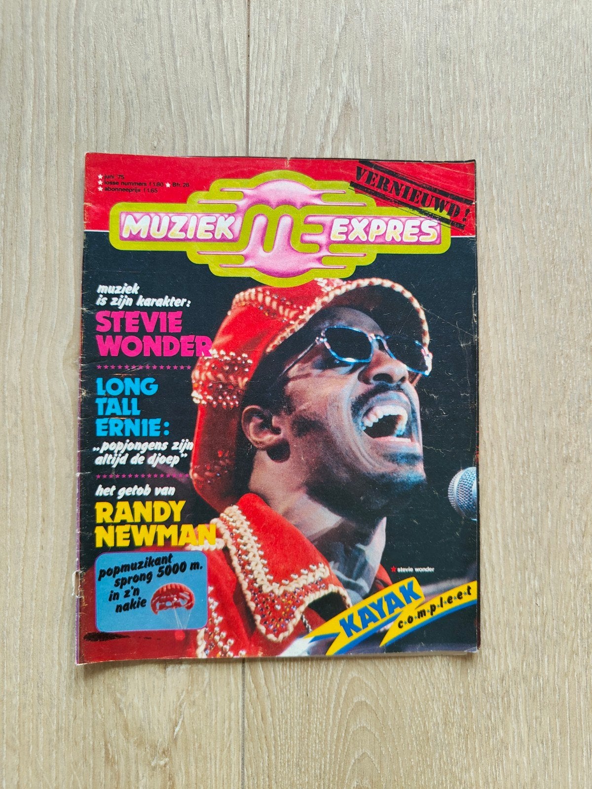 Muziek Expres juni 1975, Ophalen of Verzenden, 1960 tot 1980, Nederland, Tijdschrift