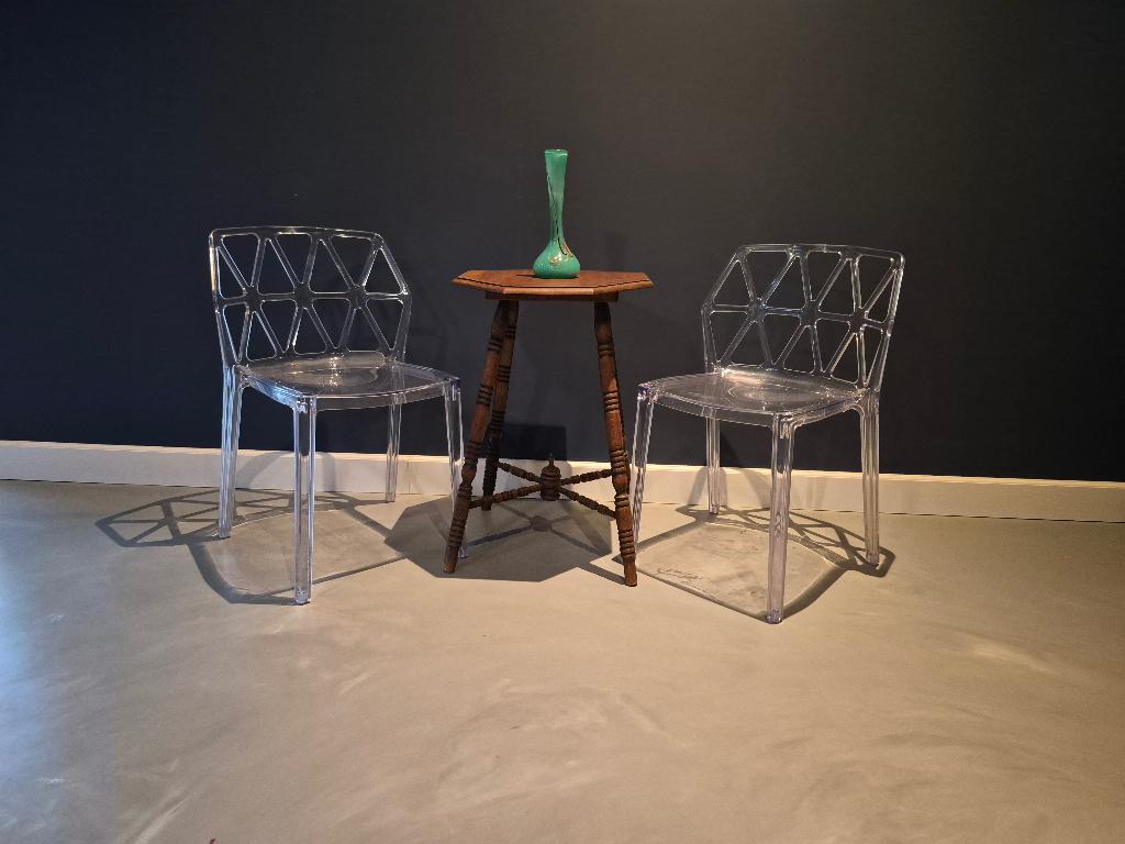 2 mooie Calligaris Alchemia stoelen, Ophalen, Kunststof, Gebruikt, Twee