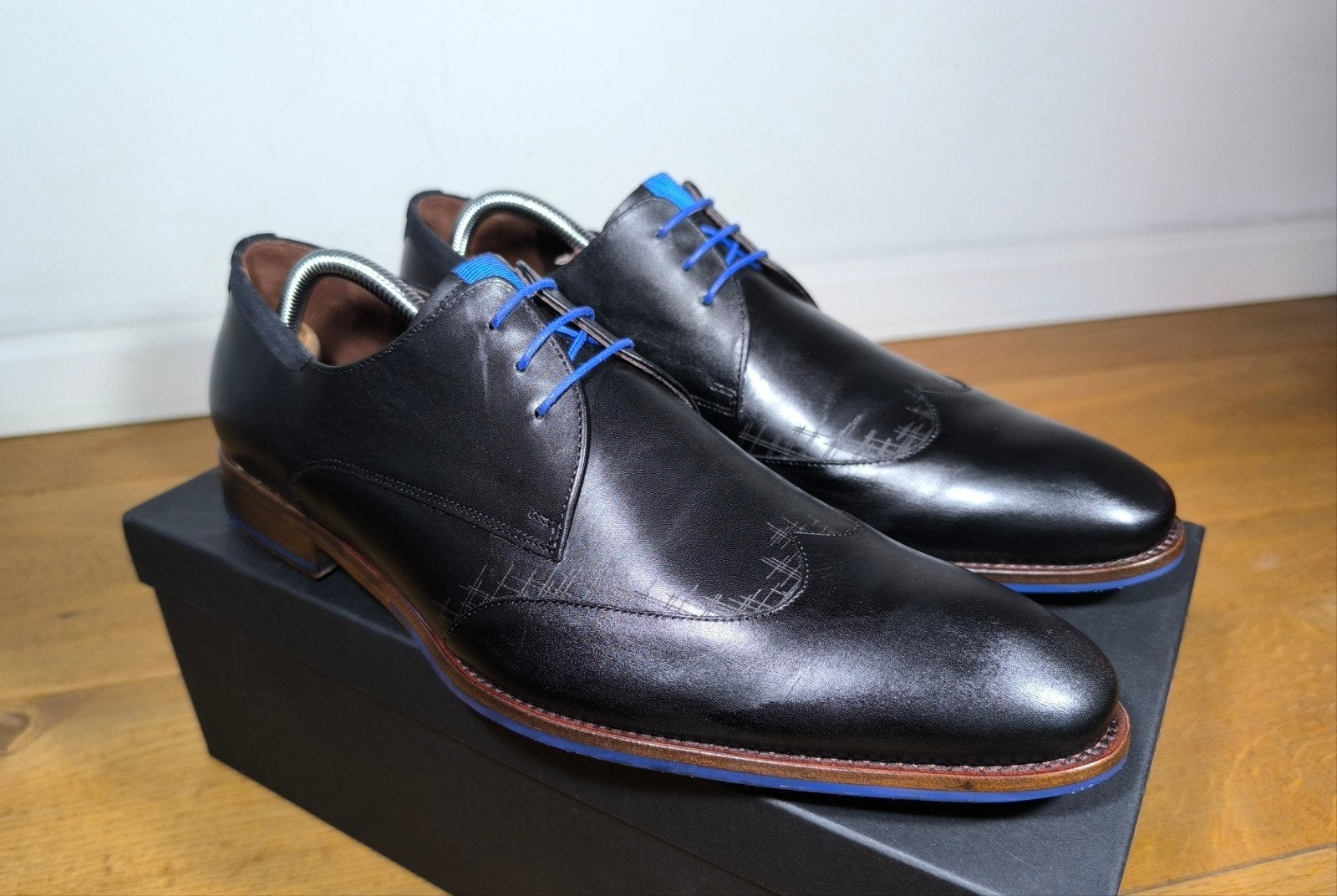 Floris van Bommel herenschoenen, nieuw maat 9,5 / 44, Kleding | Heren, Schoenen, Ophalen, Zwart, Floris van Bommel, Nieuw