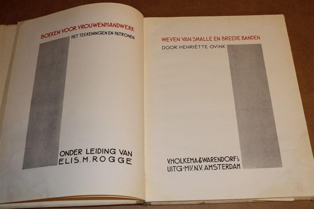 Weven van Smalle en Brede Banden — Vintage Handwerkboek 1935, Ophalen of Verzenden, Gelezen, Overige onderwerpen