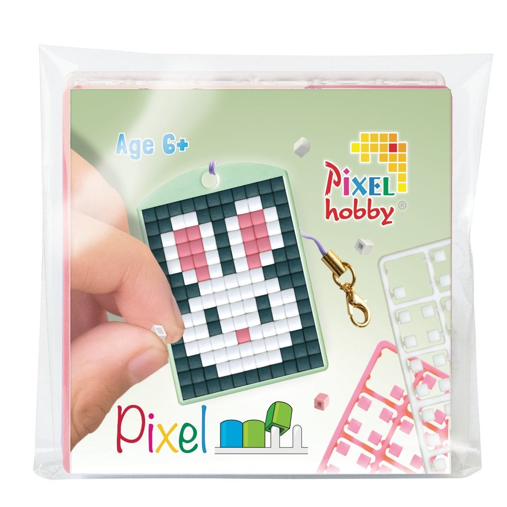 Pixelhobby medaillon startset konijn sleutelhanger 23119, ., Dieren, Nieuw, Ophalen of Verzenden