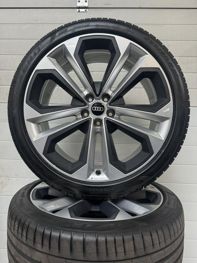 21’’ AUDI Q5 SQ5 VELGEN ZOMERBANDEN ORIG TPMS, Gebruikt, 255 mm, -, -
