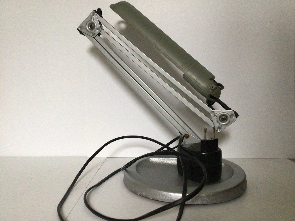 Leeslamp, Overige fittingen, Zo goed als nieuw, Zilver, Modern