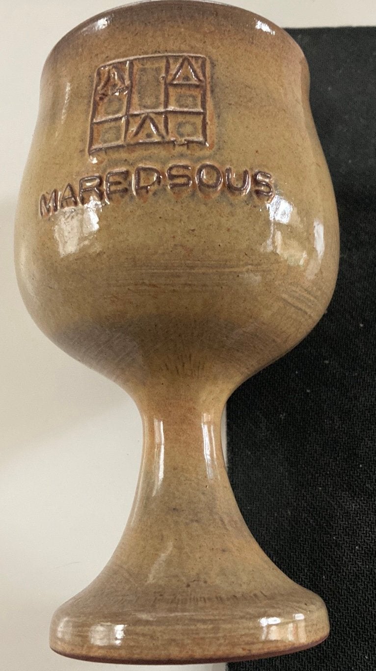 Maredsous Bierpul met Relieflogo van de Abdij Bier Pul, Ophalen, Zo goed als nieuw, Pul(len), Overige merken