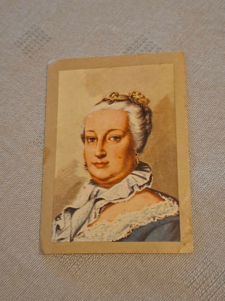Prentje/Chromo : Maria Theresia, Keizerin van Oostenrijk, Gebruikt, Ophalen of Verzenden, Voor 1940, Prent