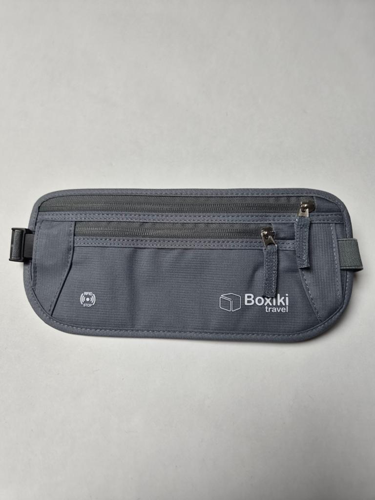 Boxiki Travel RFID-blokkerende geldriem - Grijs, Nieuw, Overige merken, Boxiki Travel, Onbekend, Nieuw