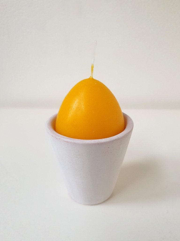 Leuke kaars Pasen: "eierdopje met ei", €4,50 incl verzenden, Verzenden, Nieuw