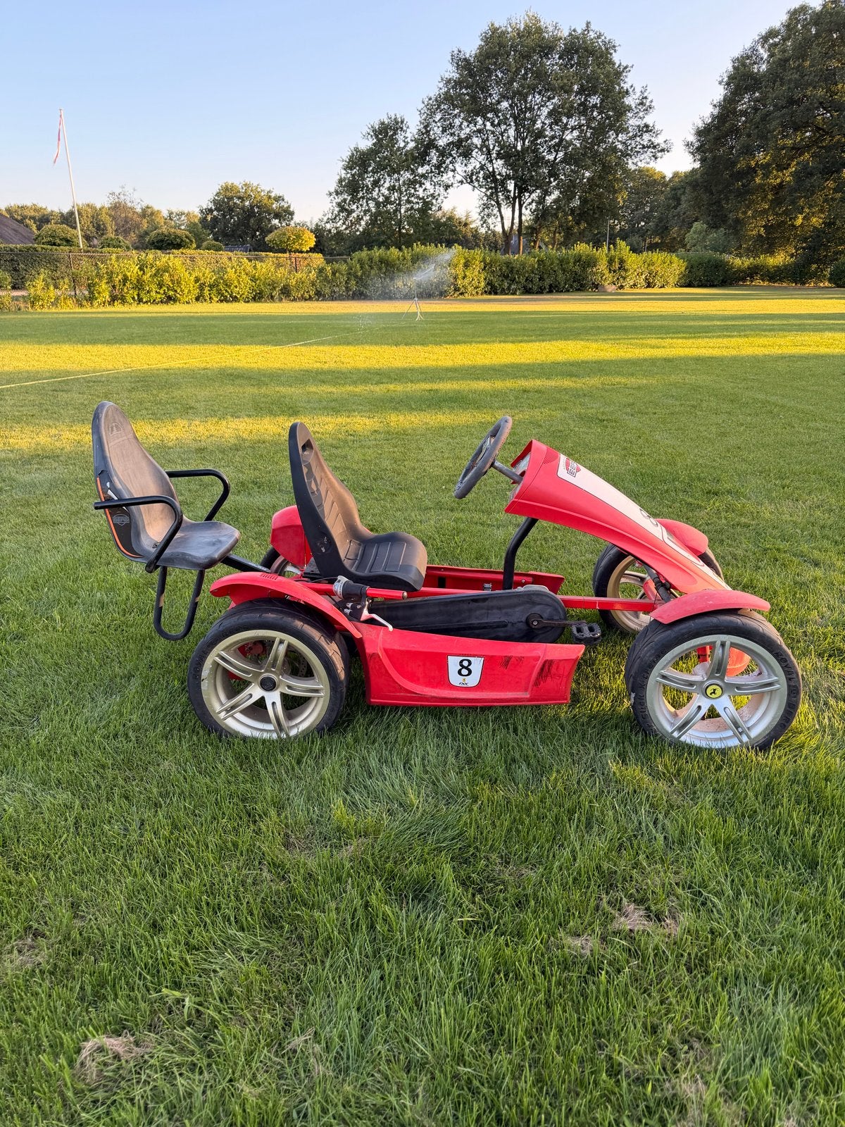 Berg skelter Ferrari met duozit, Kinderen en Baby's, Speelgoed | Buiten | Skelters, Ophalen, Gebruikt, Berg, Duozit