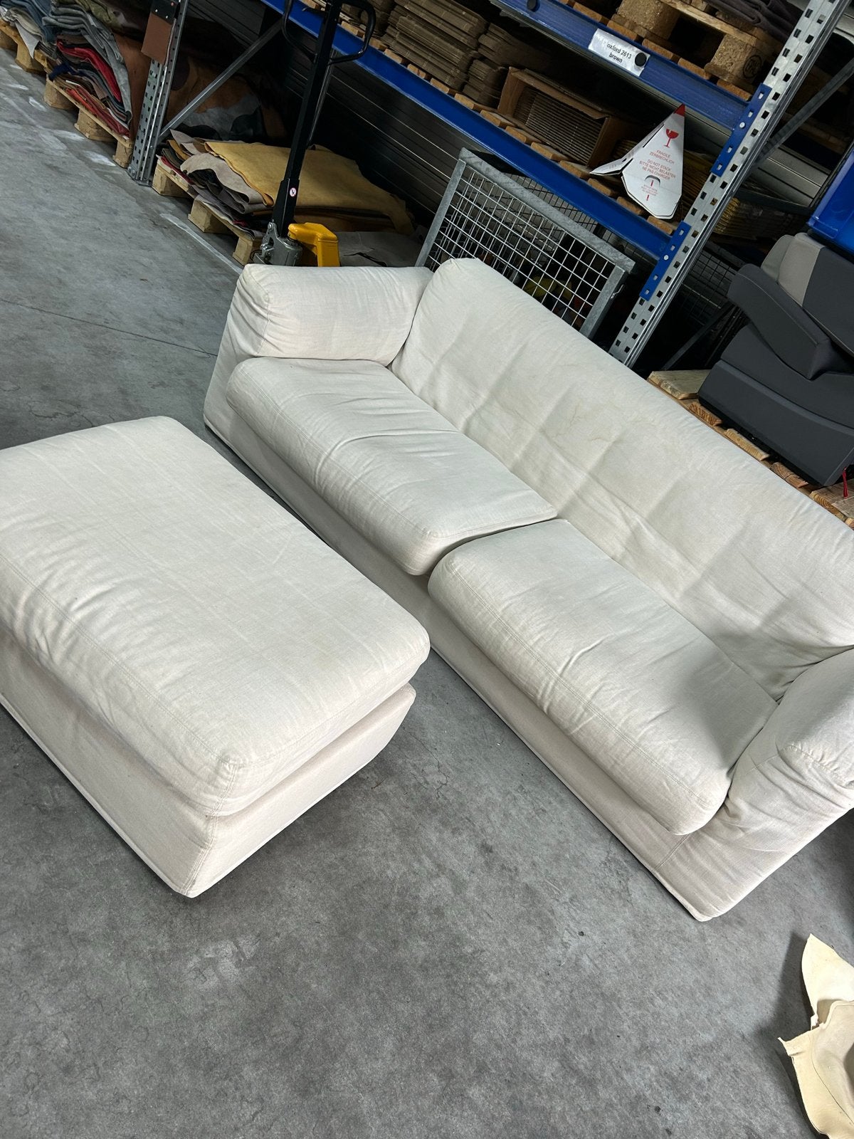 Gelderland bank - Beige, Huis en Inrichting, Ophalen, Gebruikt, Driepersoons, 75 tot 100 cm
