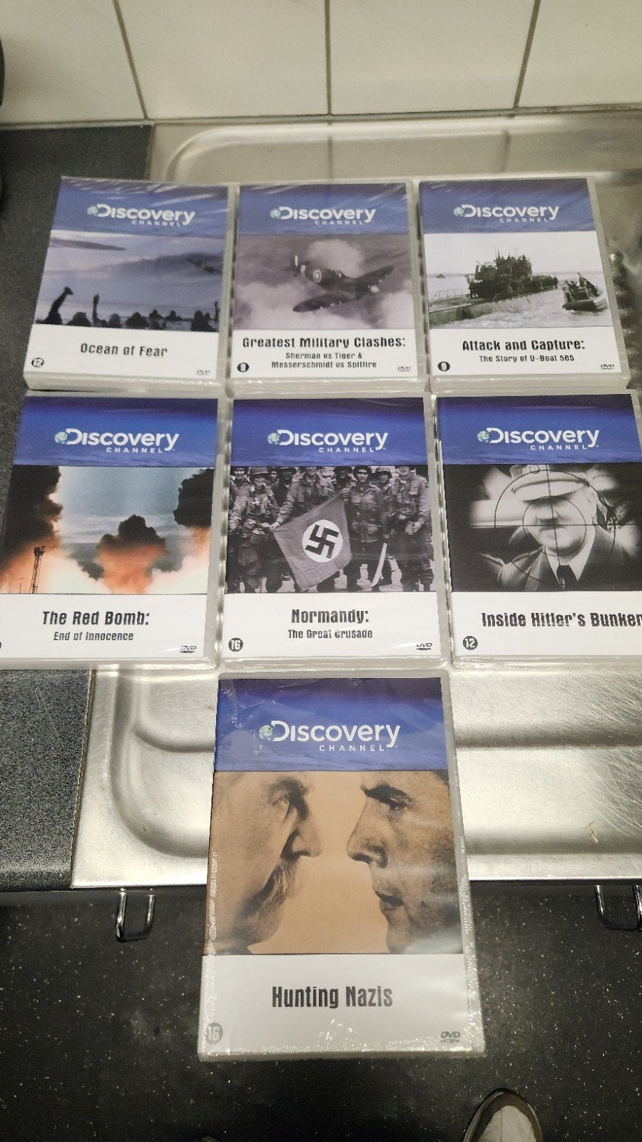 Discovery Channel DVD Boxset - Oorlog & Geschiedenis, Cd's en Dvd's, Engels, Vanaf 16 jaar, Oorlog of Misdaad, Ophalen of Verzenden