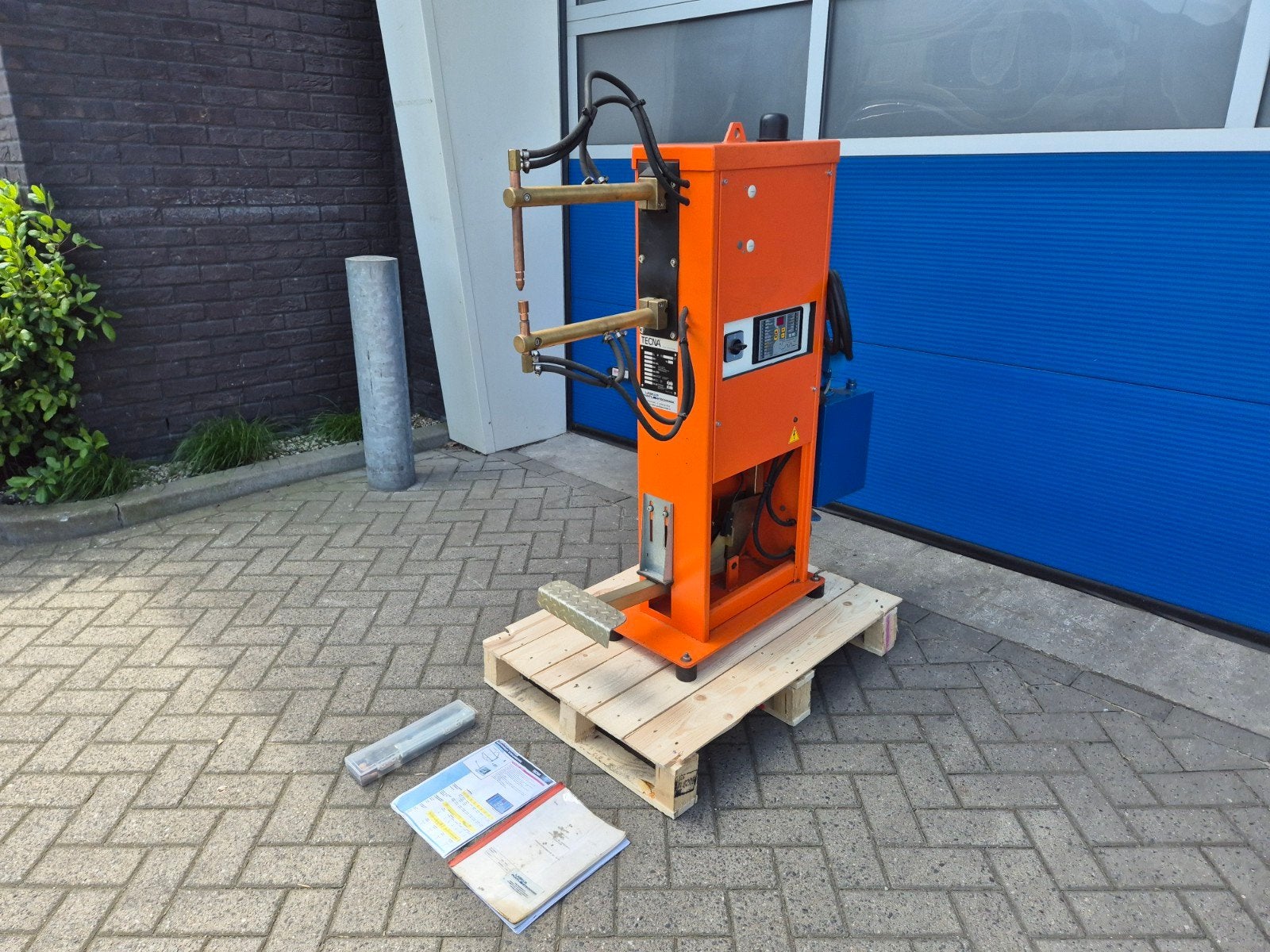 TECNA TE90 / 20 KVA Puntlasapparaat watergekoeld toebehoren!, Doe-het-zelf en Verbouw, Gereedschap | Lasapparaten, Gebruikt, Ophalen of Verzenden