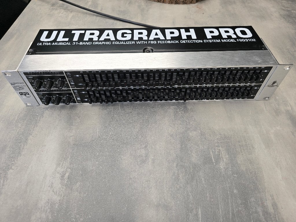 Behringer Ultragraph Pro FBQ3102 Equalizer, Verzenden, Gebruikt, Equalizer