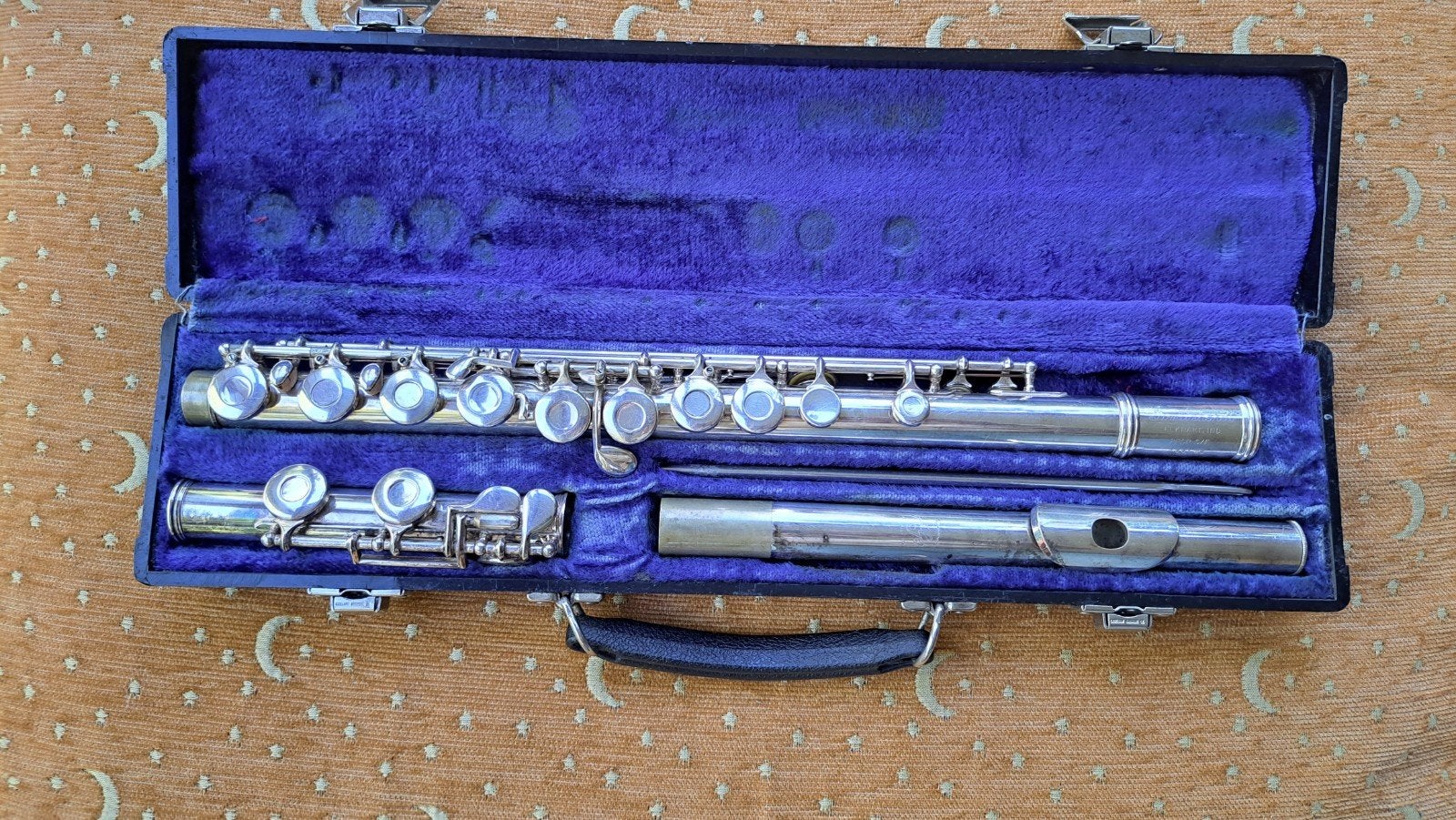 Gemeinhardt 2ESP S/E Dwarsfluit - USA - Speelt Goed, Muziek en Instrumenten, Ophalen of Verzenden, Gebruikt, Dwarsfluit, Met koffer of tas