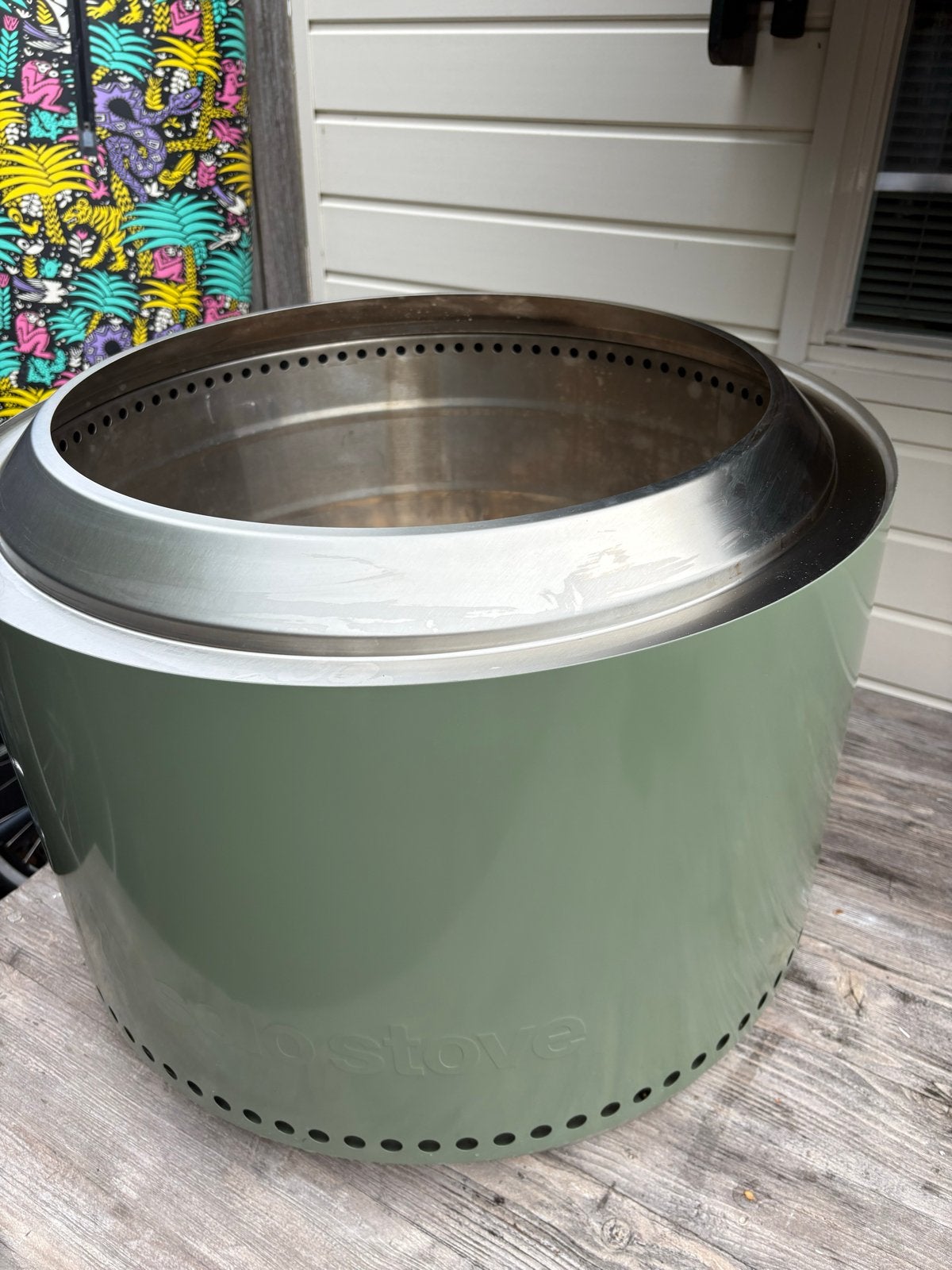 Solo Stove yukon vuurkorf met accessoires en brandhout, Ophalen, Zo goed als nieuw, Vuurkorf