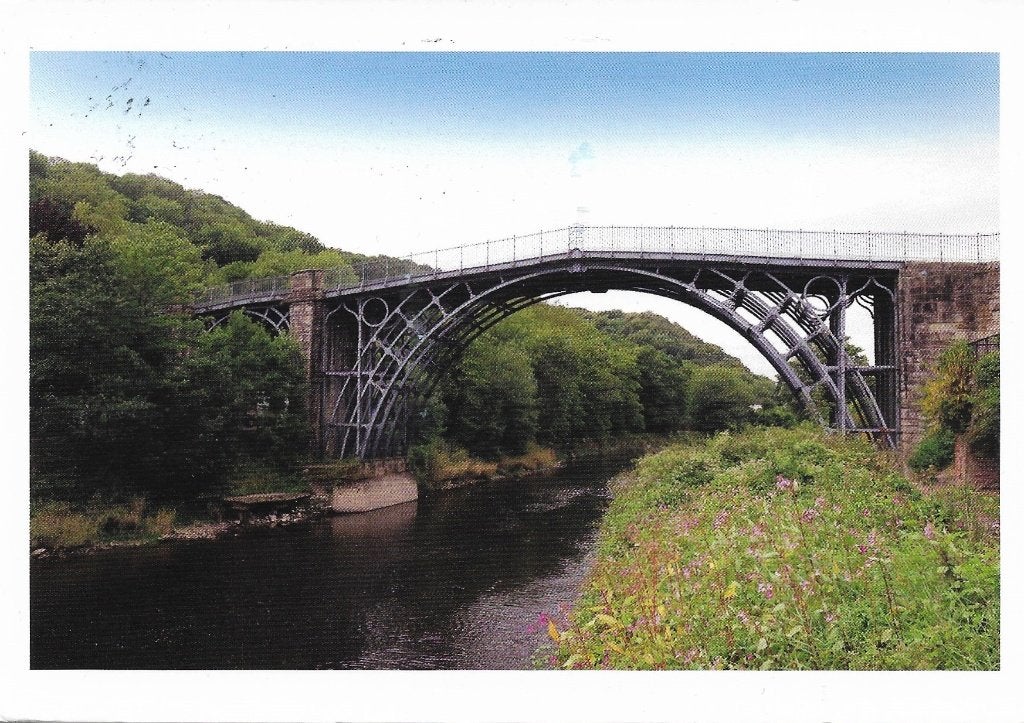 Ansichtkaart  Ironbridge (Eng)	The Iron Bridge 	& Severn, Verzenden, 1980 tot heden, Gelopen, Engeland