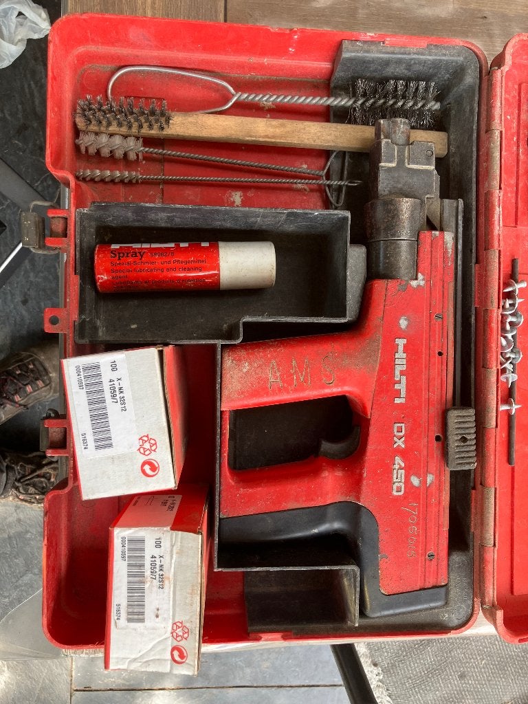 Hilti DX 450 schiethamer, Ophalen of Verzenden, Gebruikt, Overige typen, Hilti