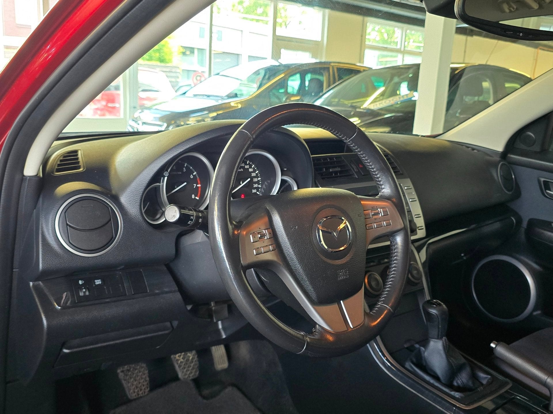 Mazda 6 Sportbreak 1.8 Business/AIRCO/CRUISE/, Auto's, Voorwielaandrijving, Stof, Gebruikt, Zwart