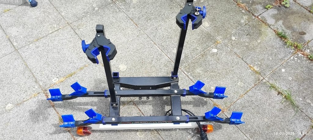 TACX Compact Model T2430 fietsendrager  trekhaak of caravan, Auto diversen, Ophalen, Gebruikt, 2 fietsen, Trekhaakdrager