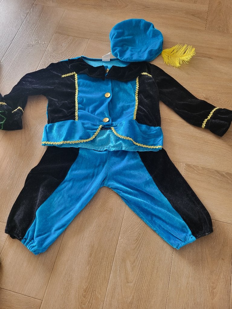 Pieten verkleedkleding, Ophalen of Verzenden, Zo goed als nieuw, 104 of kleiner, Jongen of Meisje