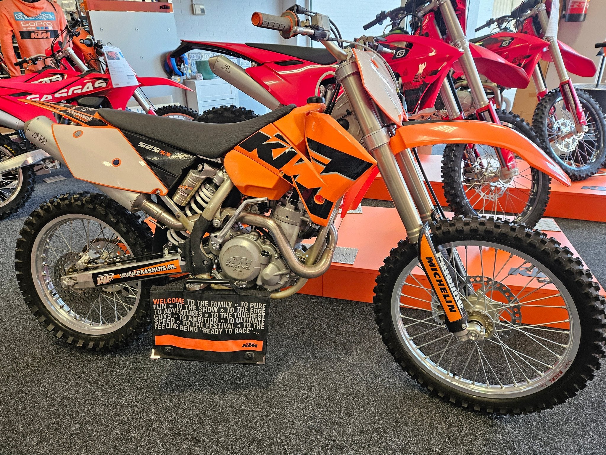 KTM 525 SX (bj 2005), Motoren, Crossmotor, 510 cc, Gebruikt, Bedrijf